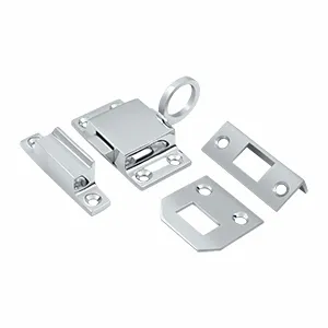 1 5/8 Inch Solid Brass Transom Catch (Polished Chrome Finish)
