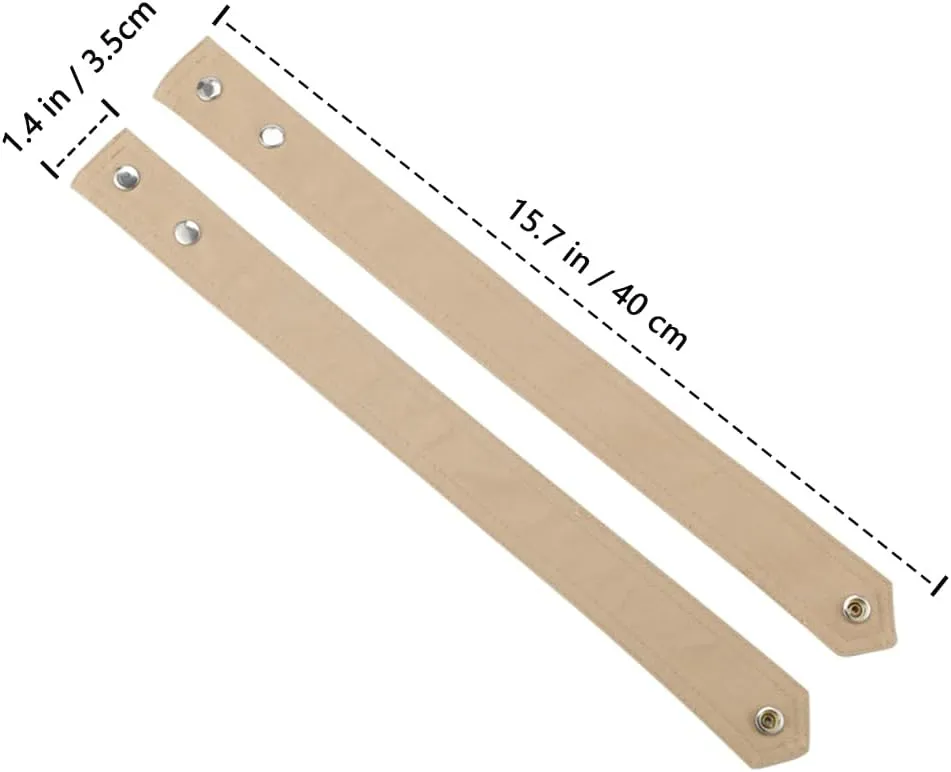 1 Pair Trench Coat Cuff Straps Replacement Sleeve Band Wrist Belts Trench Coat Accessories