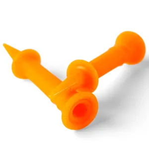 100 Golf Plastic Step Tees 37mm 10-Pack