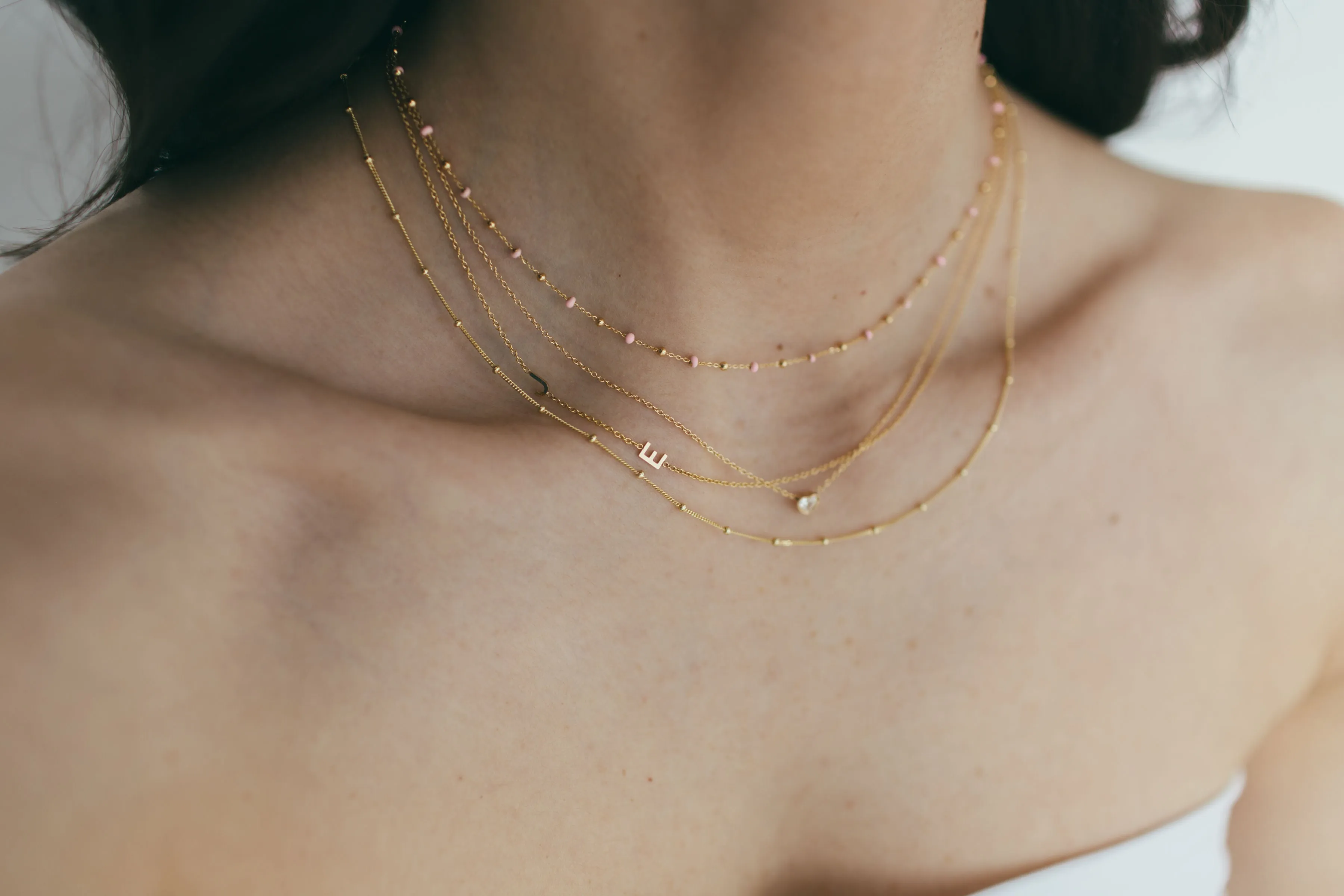 10K Gold Spaced Bead Chain