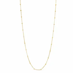 10K Gold Spaced Bead Chain