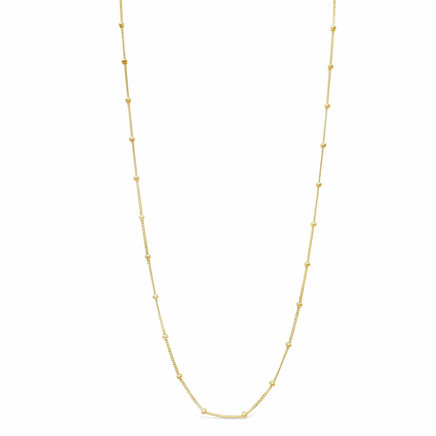 10K Gold Spaced Bead Chain