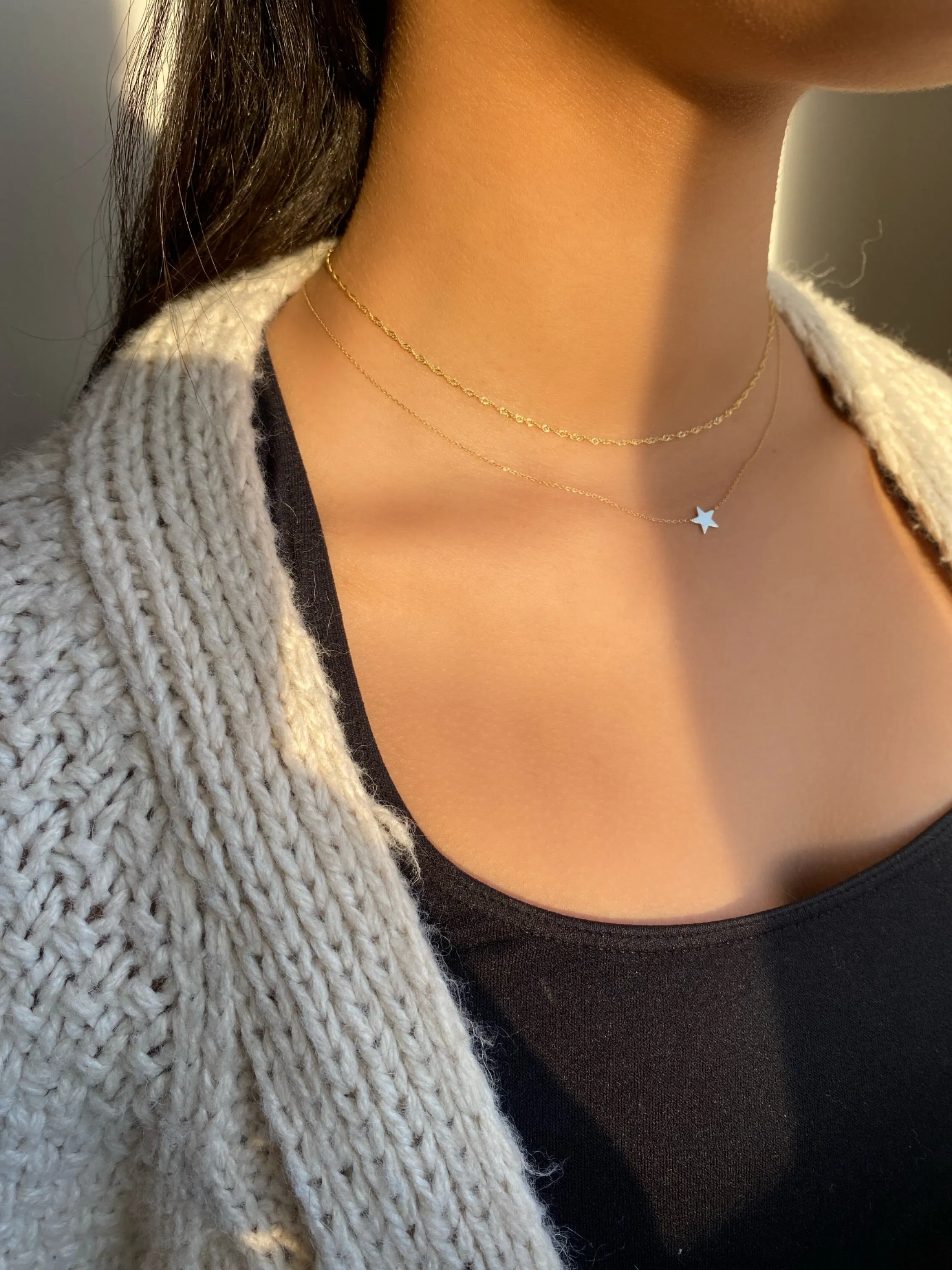 10K Twisted Gold Choker