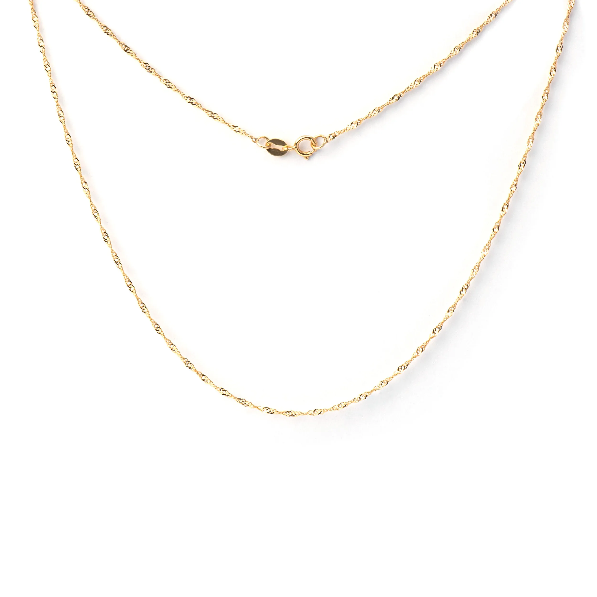 10K Twisted Gold Choker