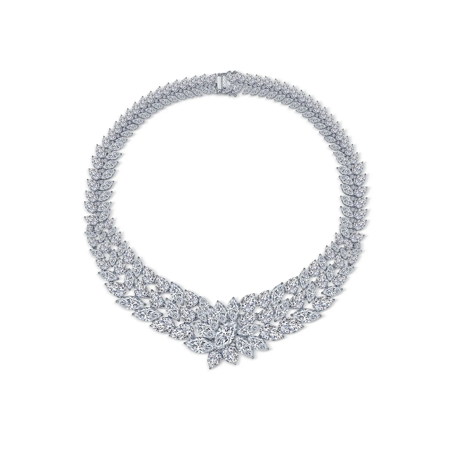 142 CTW Statement Choker Necklace