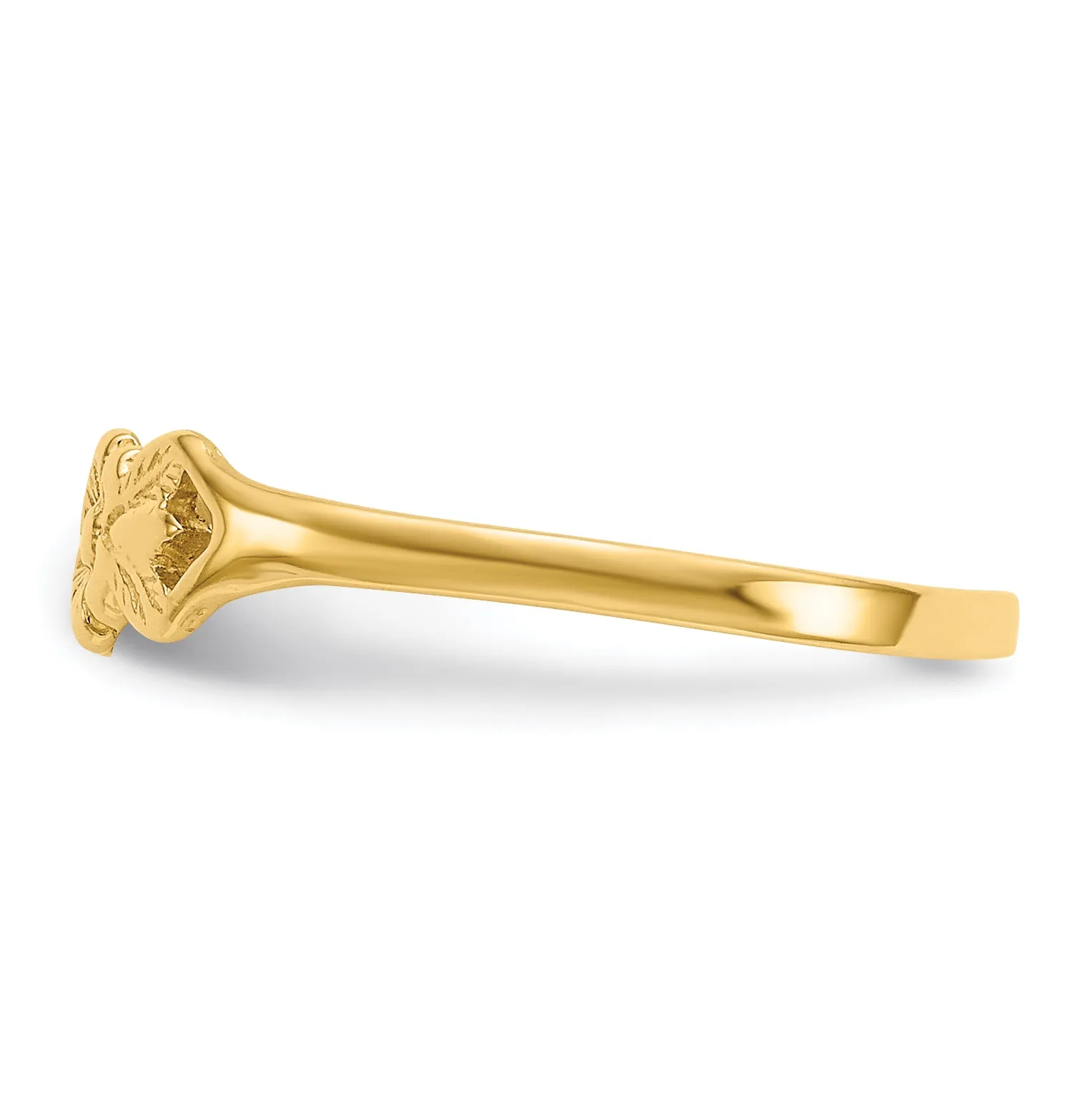 14K Flower Baby Ring