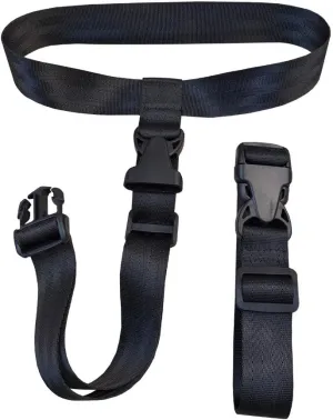 2 Pack Travel Accessories Luggage Straps - Add a Bag Suitcase Strap Belt(Black)
