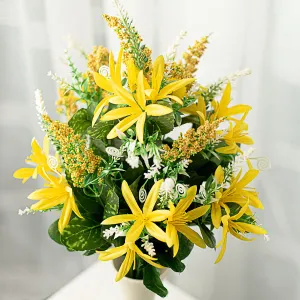 24" Foxtail Freesia Bush: Yellow