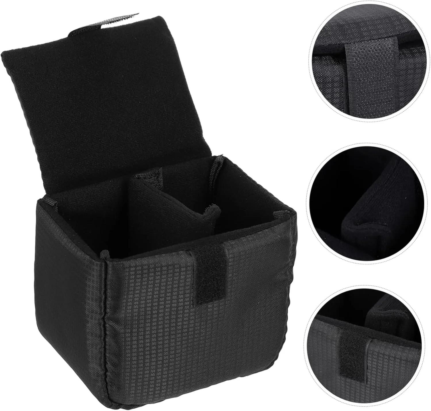 2pcs Shockproof Dslr Camera Lens Pouch Bag Polyester Camera Case for Accessories Lens Protection