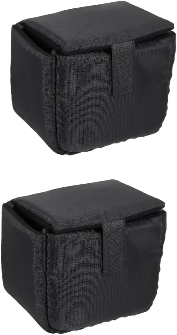 2pcs Shockproof Dslr Camera Lens Pouch Bag Polyester Camera Case for Accessories Lens Protection