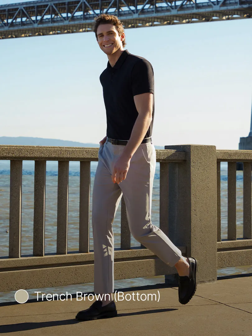[34% OFF] Men's Smart Classic Set (Polo & Trousers)