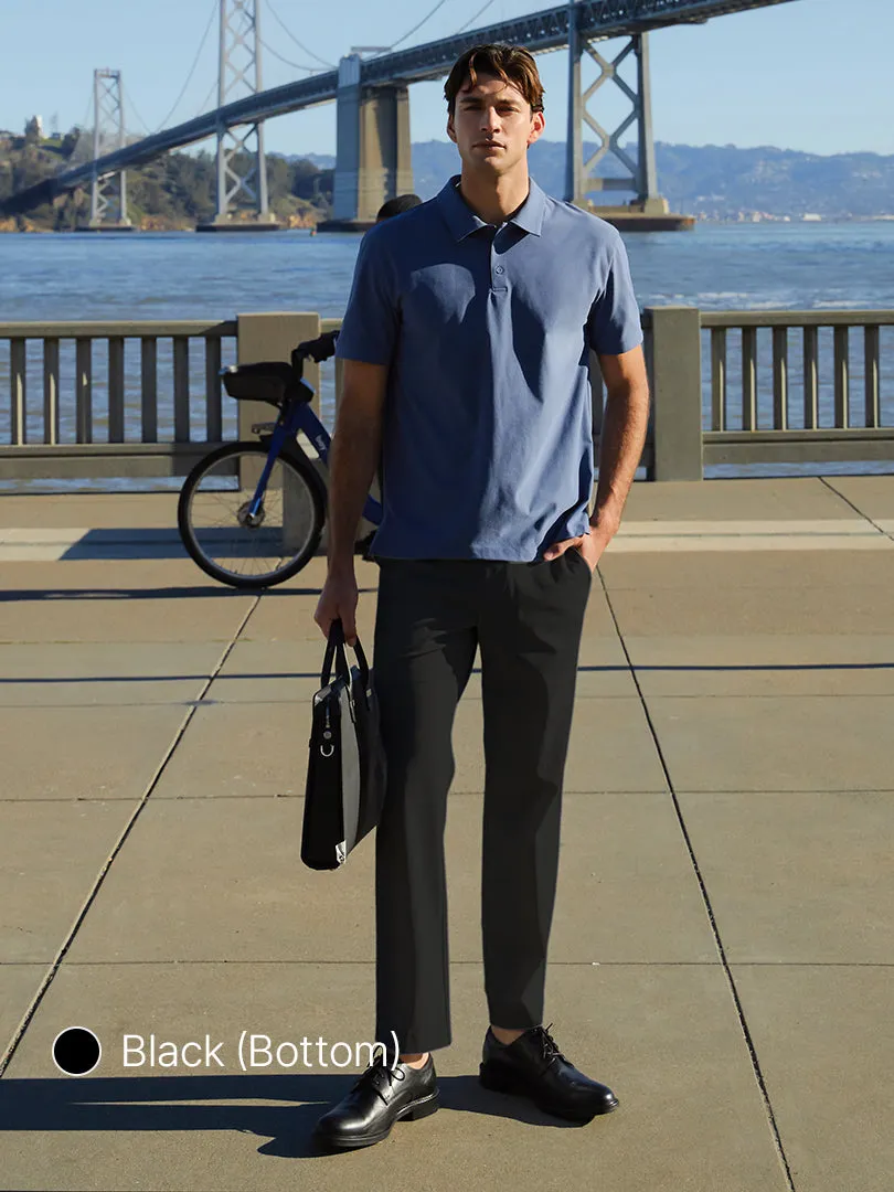 [34% OFF] Men's Smart Classic Set (Polo & Trousers)
