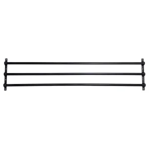 36 Inch Solid Brass Triple Push Bar (Oil Rubbed Bronze Finish)