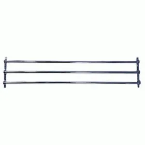36 Inch Solid Brass Triple Push Bar (Polished Chrome Finish)