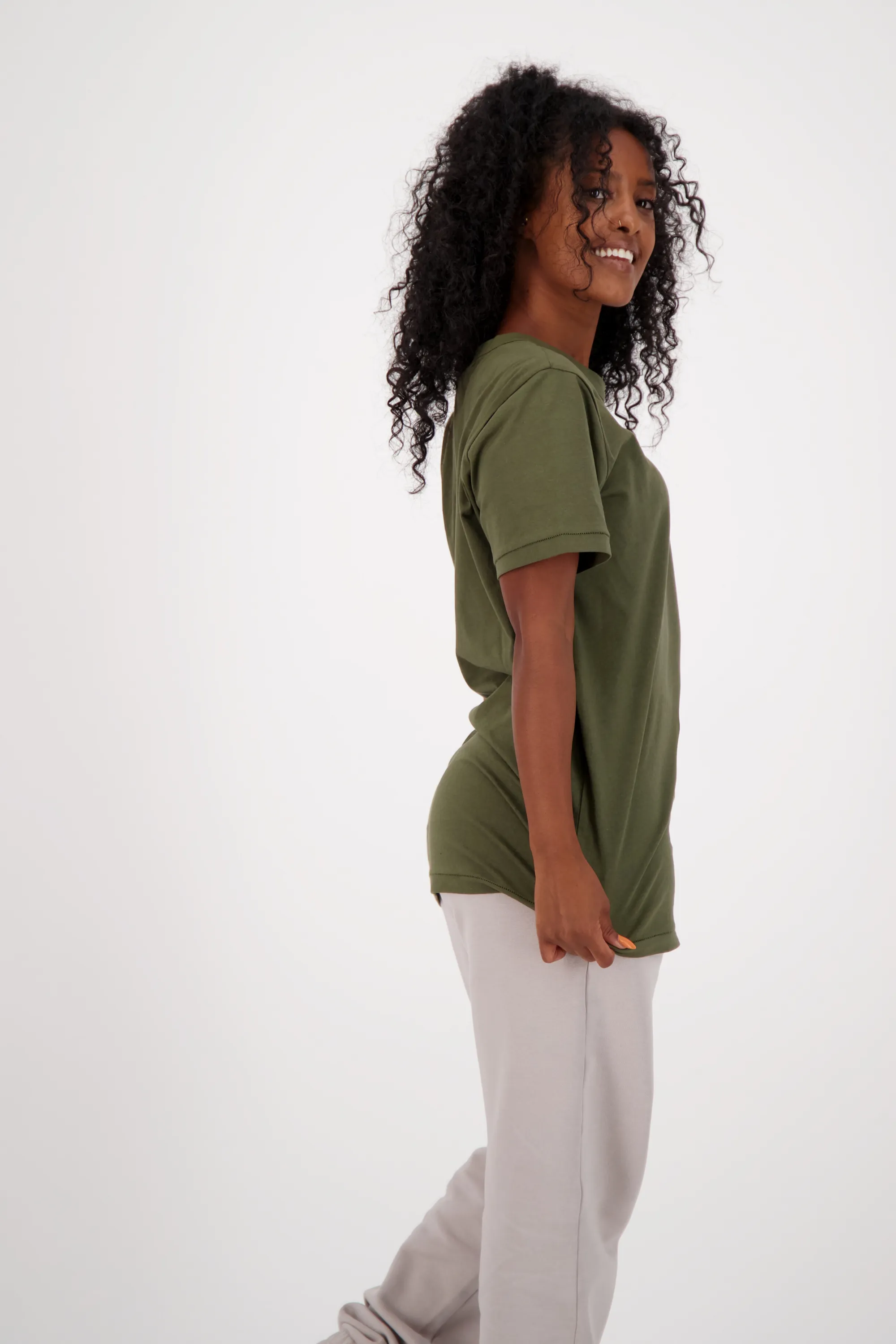 6-Pack Unisex Short Sleeve Olive T-Shirts | Sustainable Everyday Classic Fit