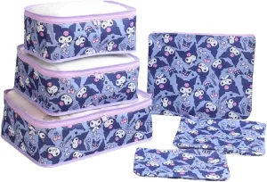 6Piece Travel Storage Bags Luggage Suitcases Packing Cubes Toiletry Shoe Pouches Accessories Sorting Organizers