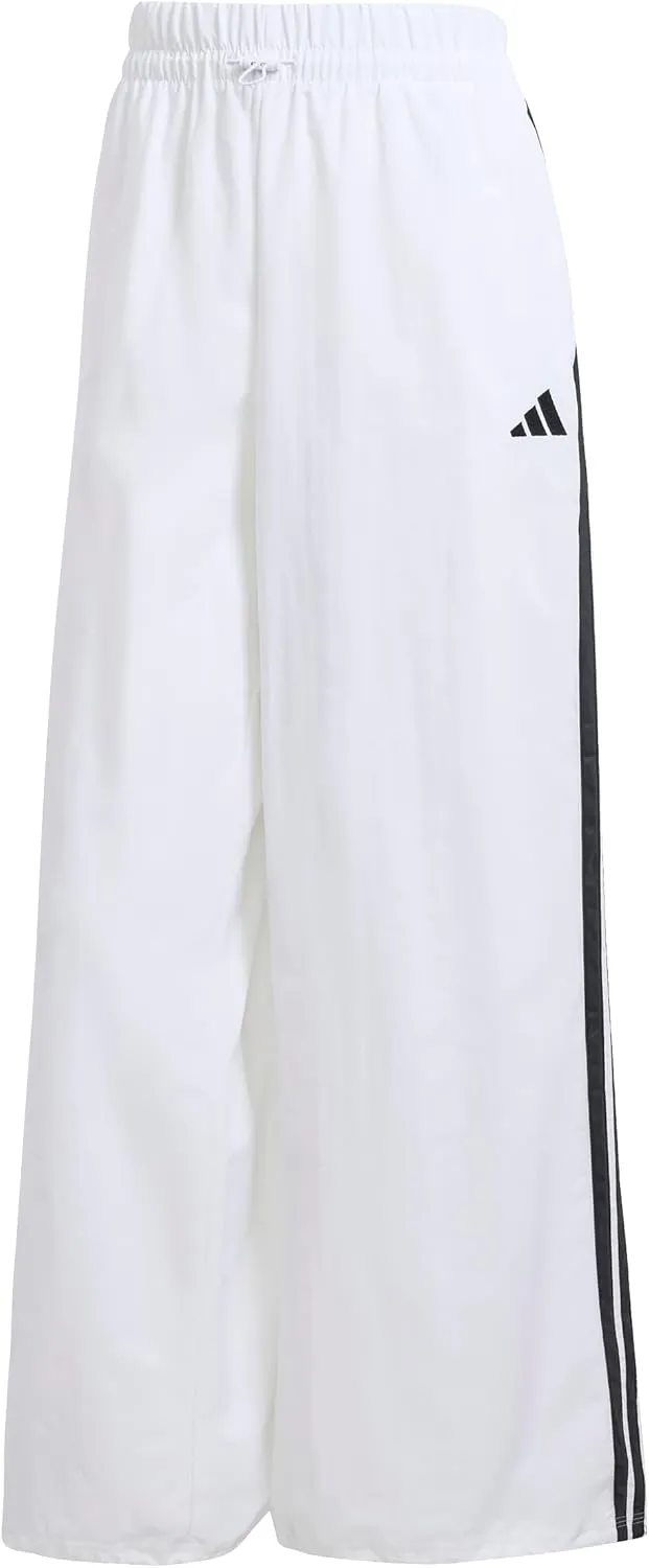 adidas Women's Essentials 3-Stripes Woven Parachute Pants
