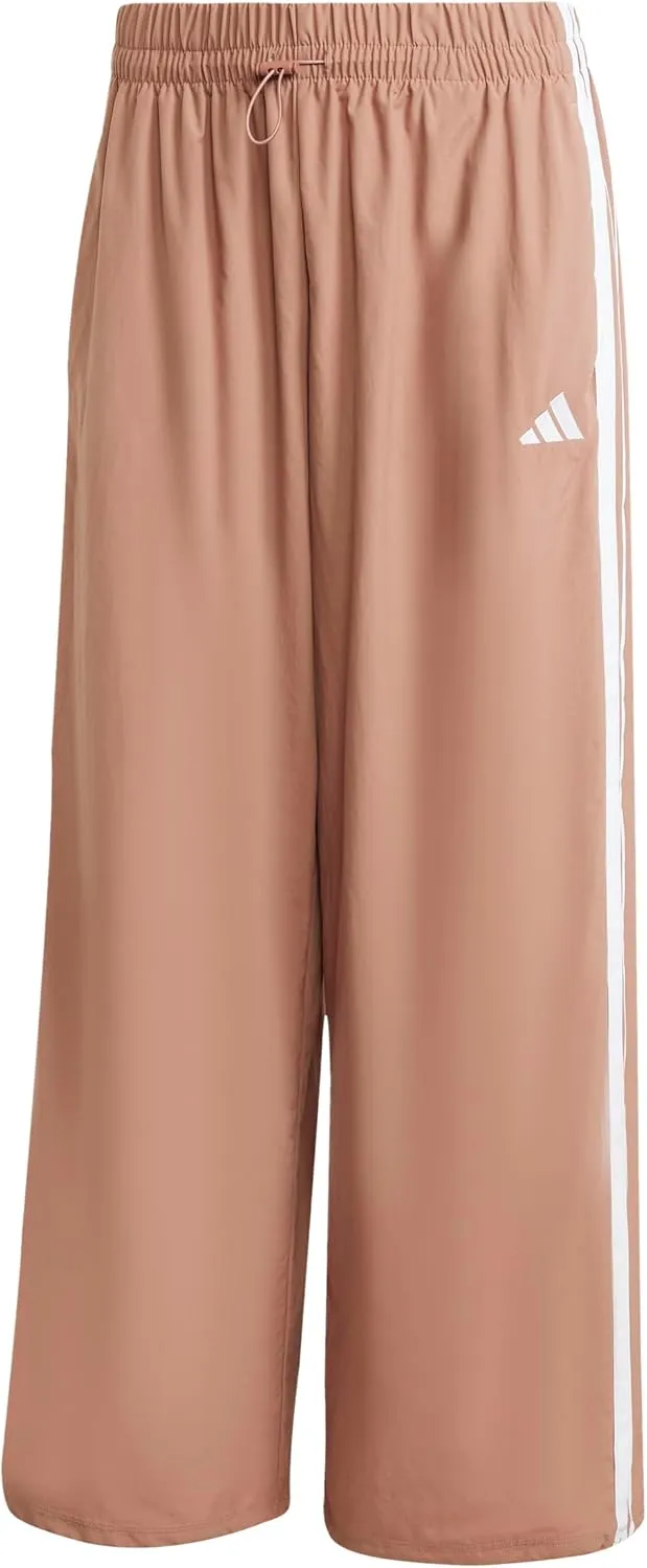adidas Women's Essentials 3-Stripes Woven Parachute Pants