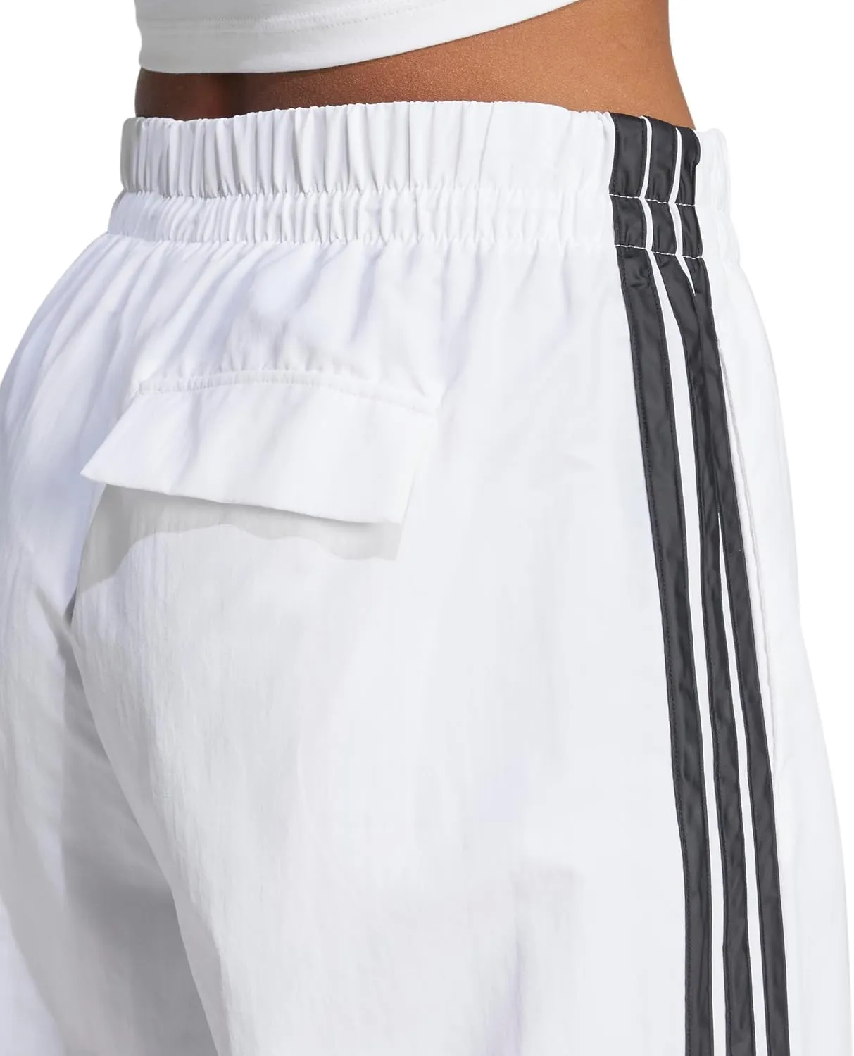 adidas Women's Essentials 3-Stripes Woven Parachute Pants