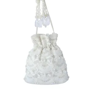Adora By Ankita Cream Sirena Bucket Bag