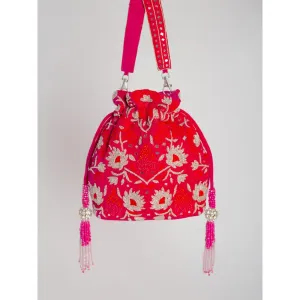 Adora By Ankita Fuchsia Keya Bucket Bag