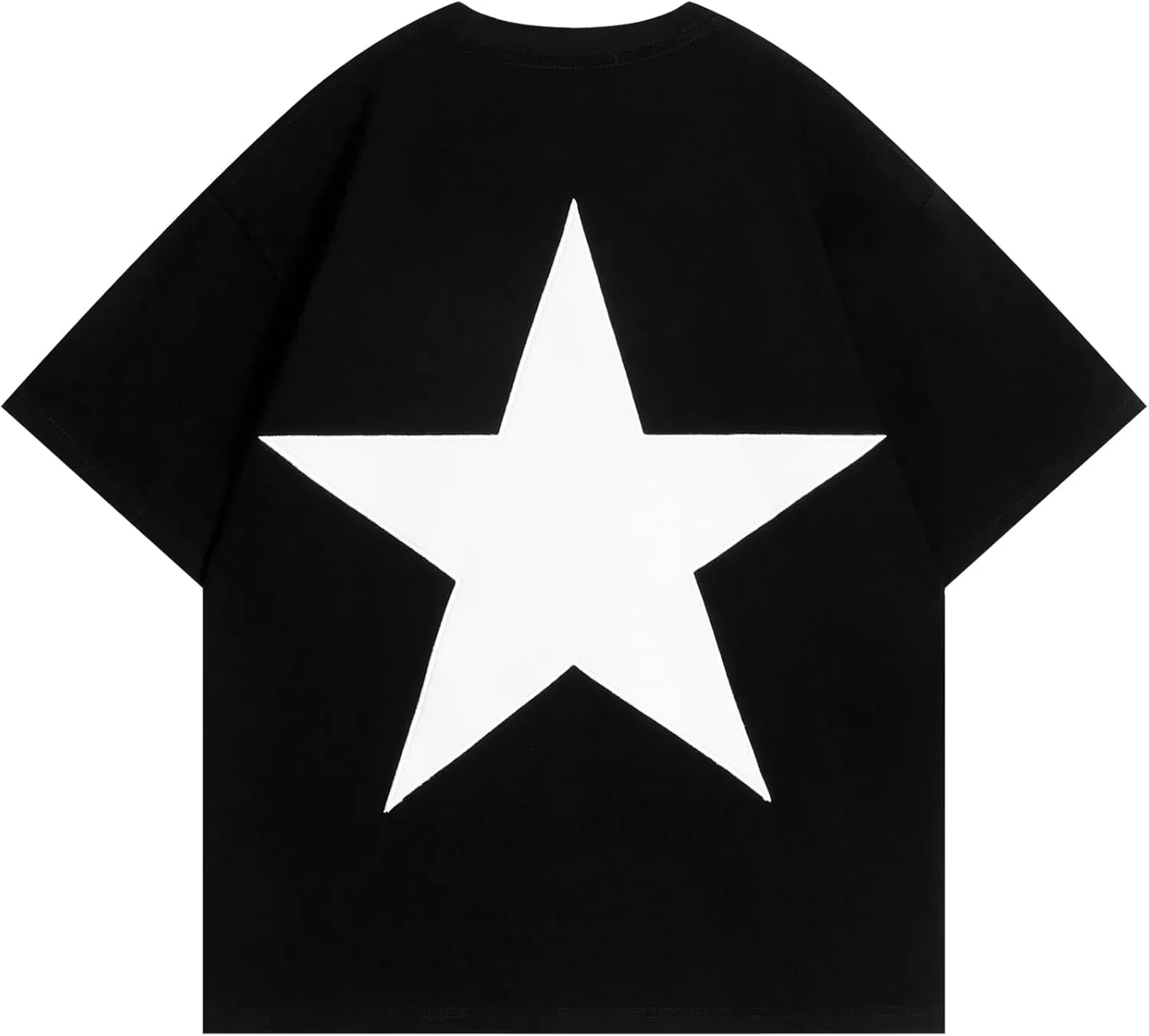 Aelfric Eden Star Graphic Tees Unisex Oversized Tshirts Casual Summer Baggy Streetwear Tops