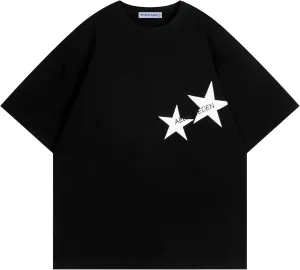 Aelfric Eden Star Graphic Tees Unisex Oversized Tshirts Casual Summer Baggy Streetwear Tops