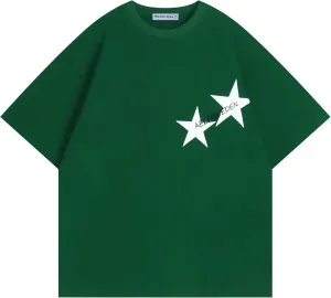 Aelfric Eden Star Graphic Tees Unisex Oversized Tshirts Casual Summer Baggy Streetwear Tops