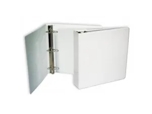 Alpha Presentation Binder 3 Rings A4, 76mm Spine, White (308)