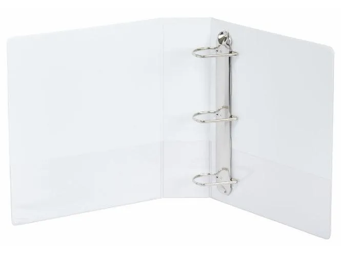 Alpha Presentation Binder 3 Rings A4, 76mm Spine, White (308)