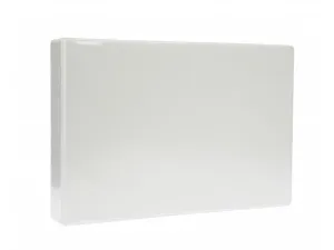Alpha Presentation Binder 4 Rings A3 Landscape, 38mm Spine, White (404-A3)