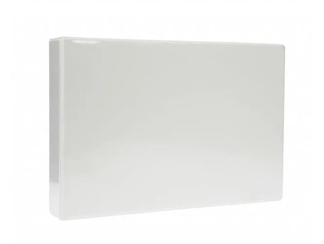Alpha Presentation Binder 4 Rings A3 Landscape, 38mm Spine, White (404-A3)