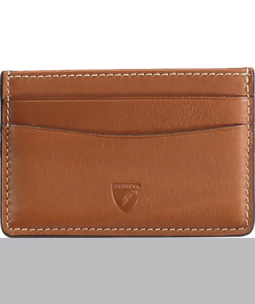 Aspinal Of London Brown Smooth Leather Card Holder