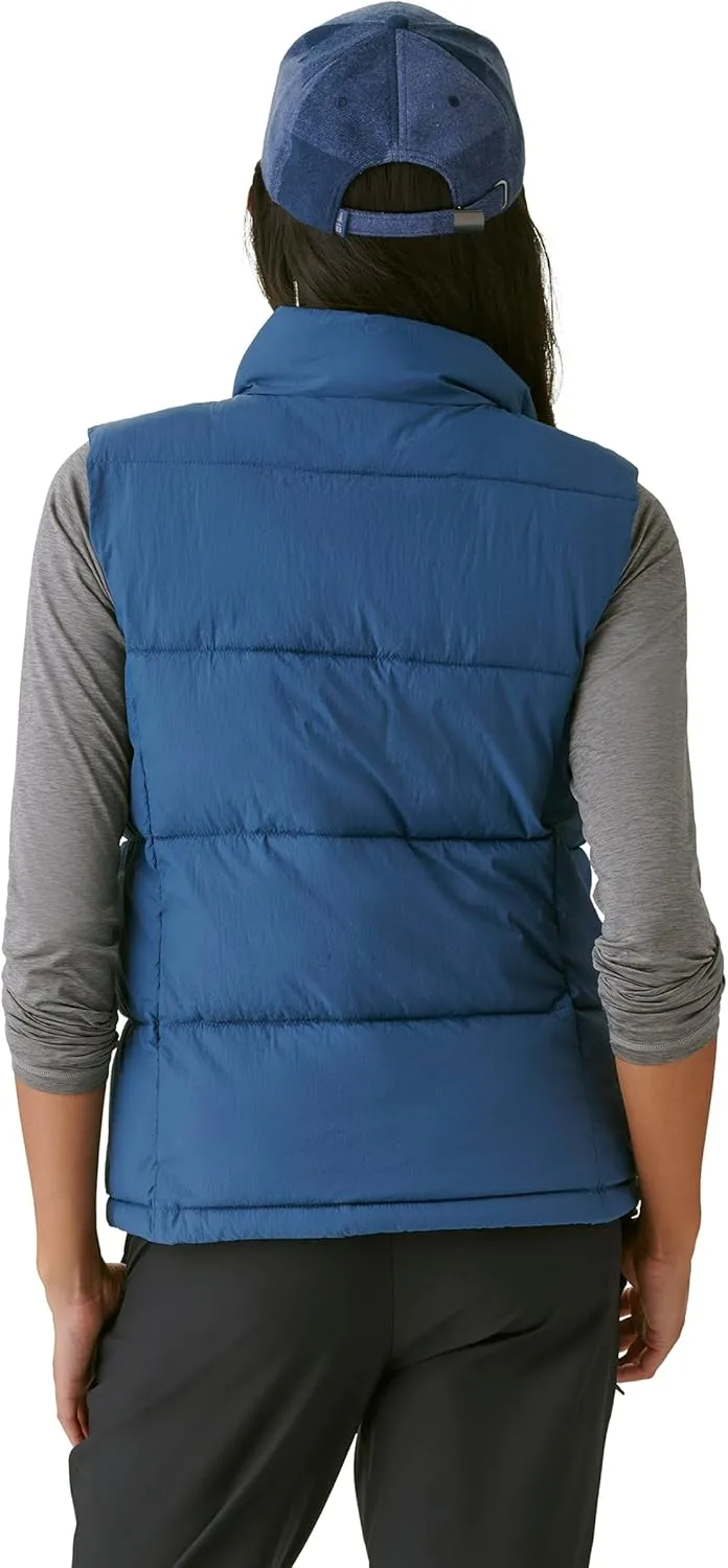 BASS OUTDOOR Womens Puffer Vest  Quilted Gilet with Front Zipper