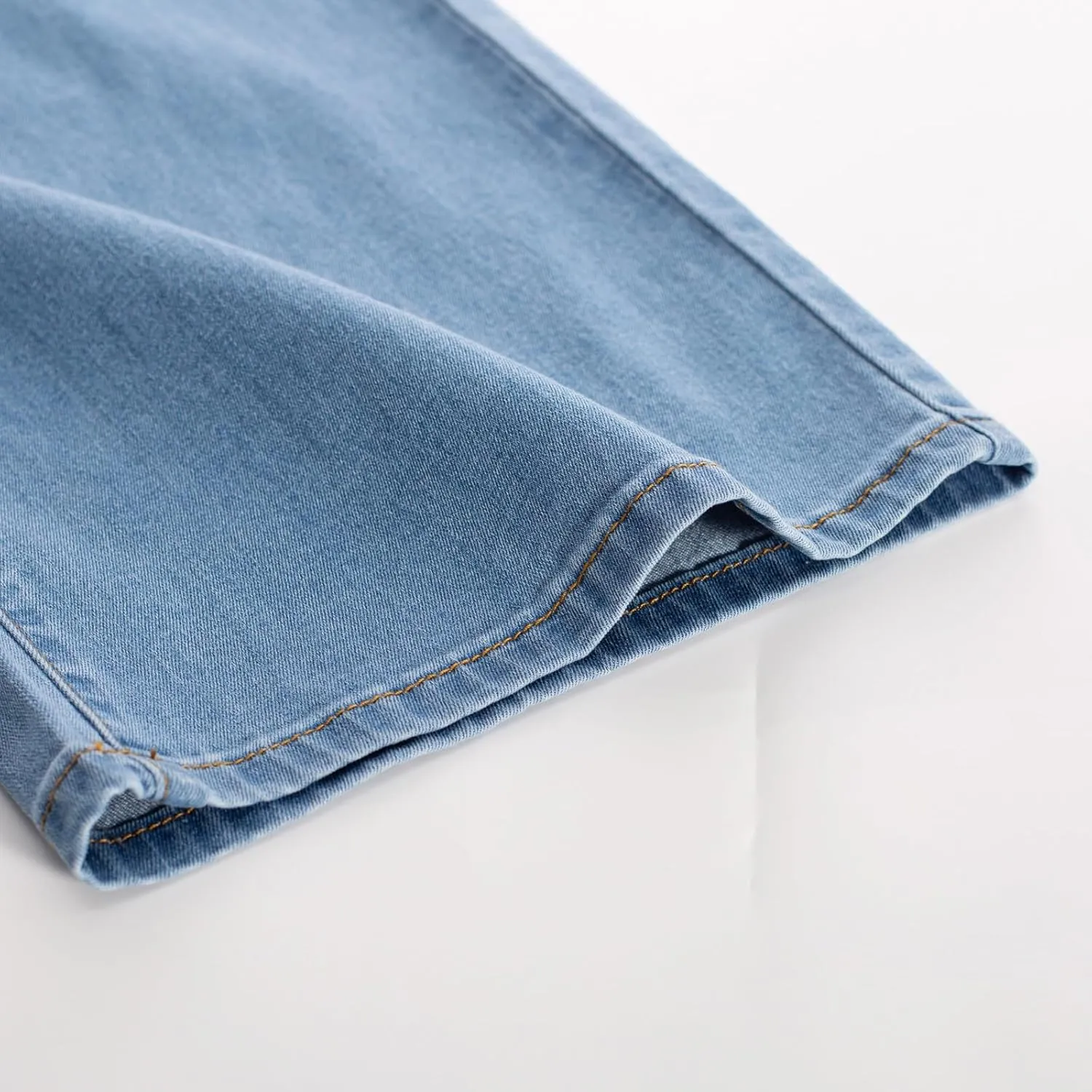 Belle Poque Women's Wide Leg Jeans High Waisted Stretchy Straight Leg Button Fly Denim Pants Trousers with Pockets