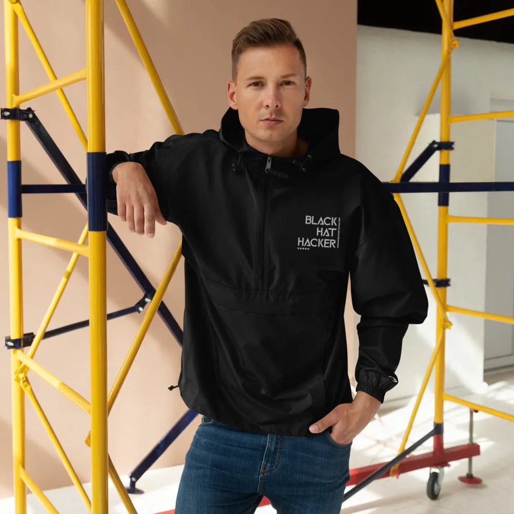 Black Hat Hacker v1 - Embroidered Champion Packable Jacket