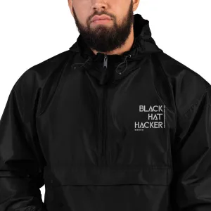 Black Hat Hacker v1 - Embroidered Champion Packable Jacket