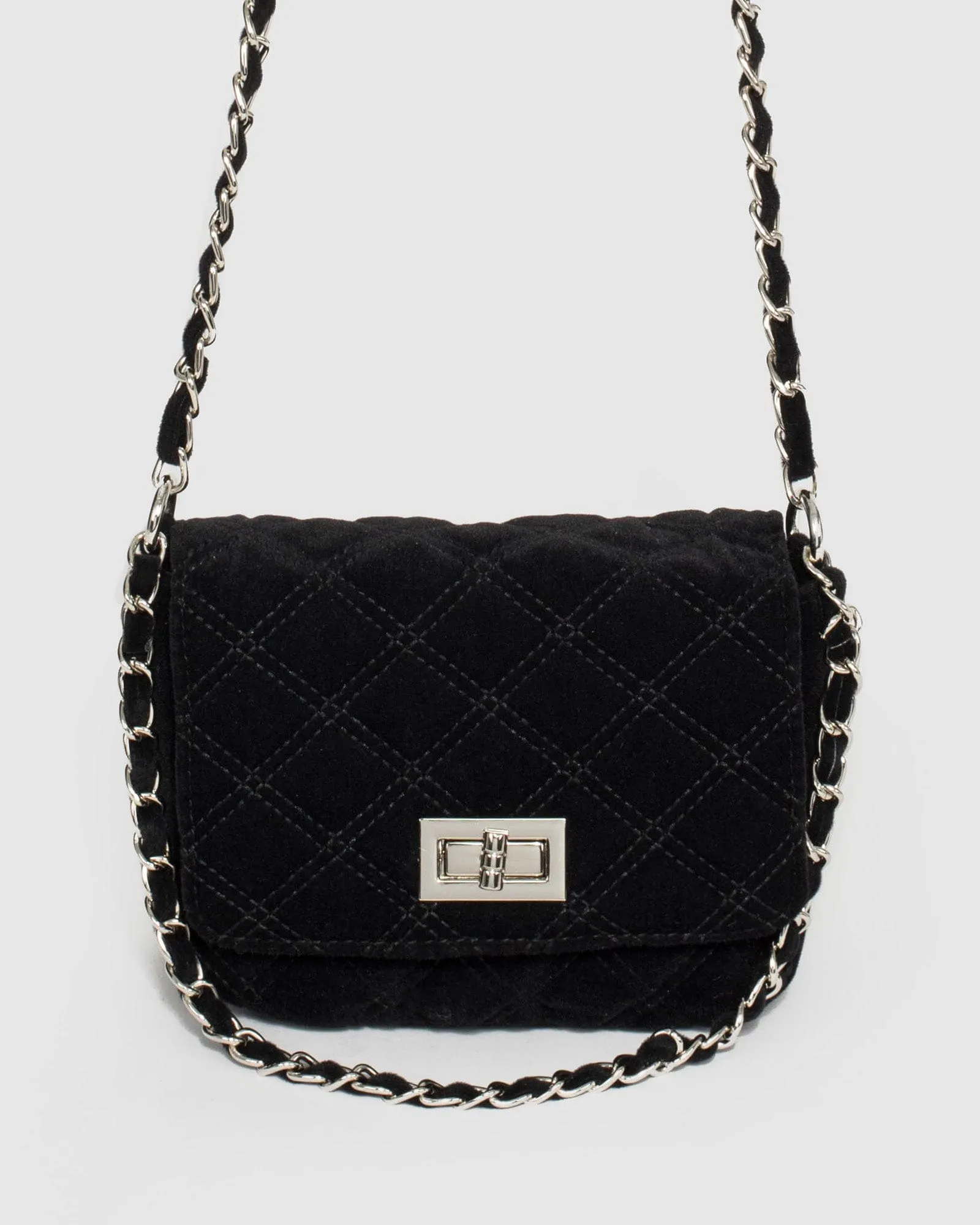 Black Maria Jose Lock Crossbody Bag
