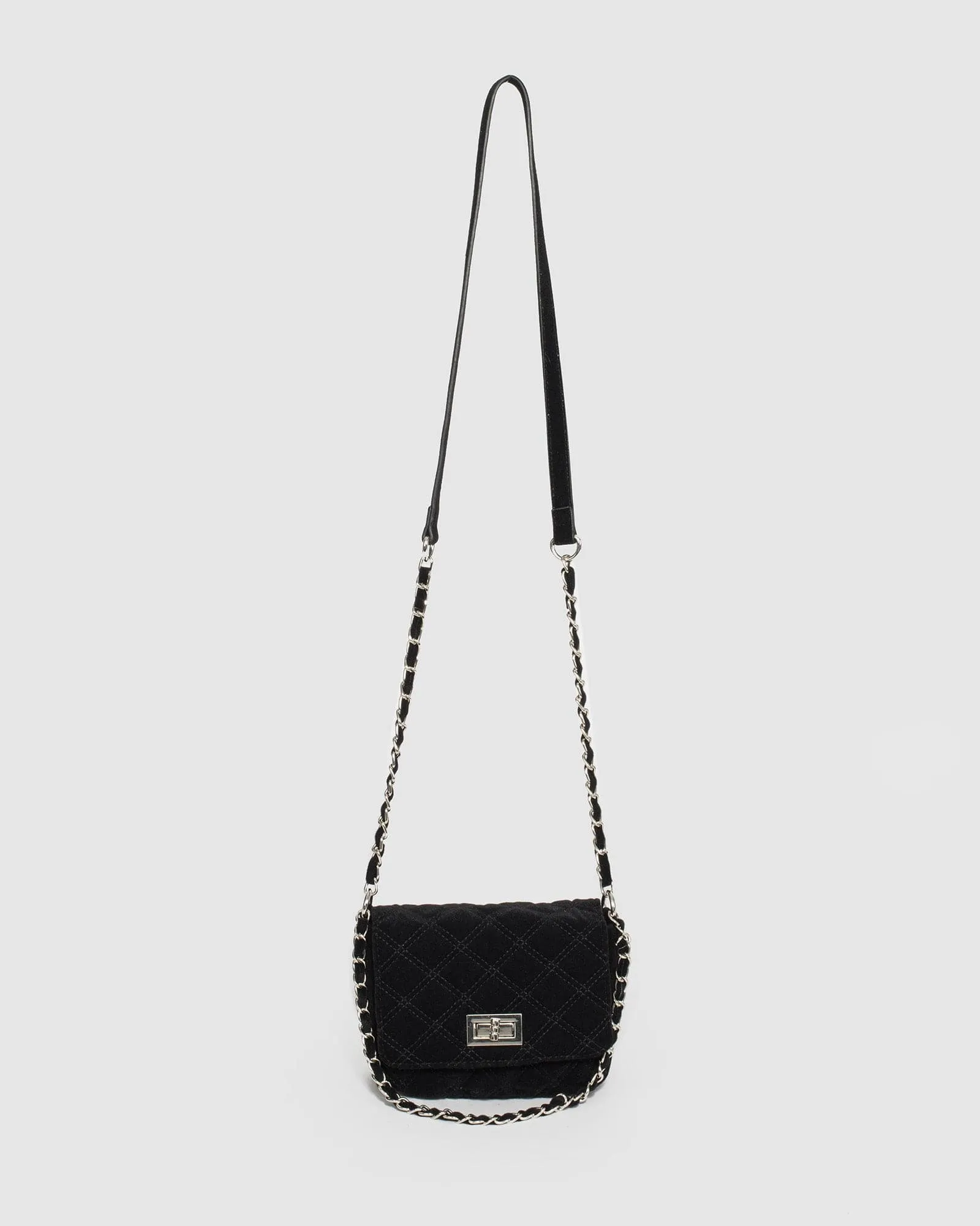 Black Maria Jose Lock Crossbody Bag