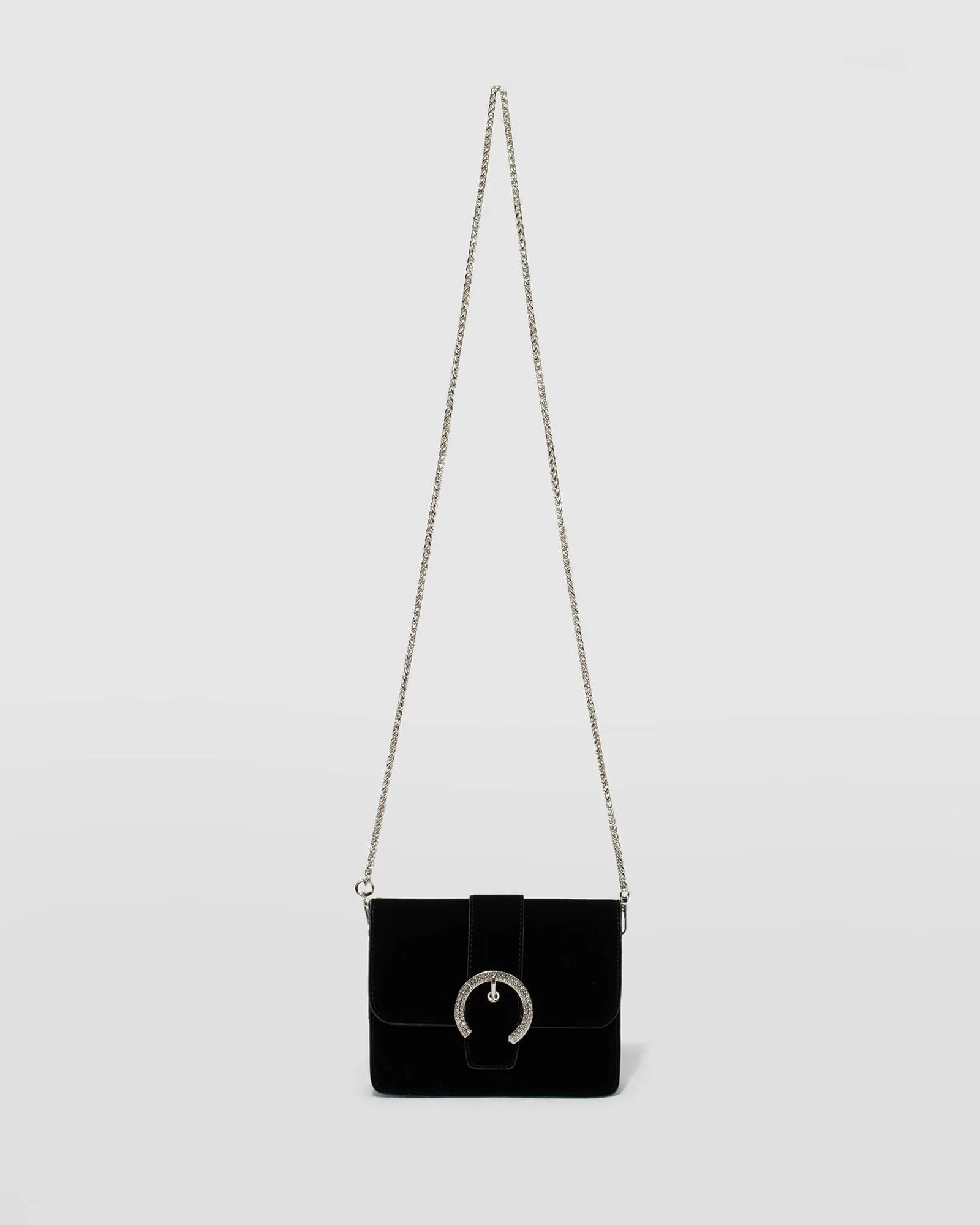 Black Martha Buckle Bag