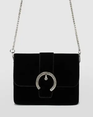 Black Martha Buckle Bag
