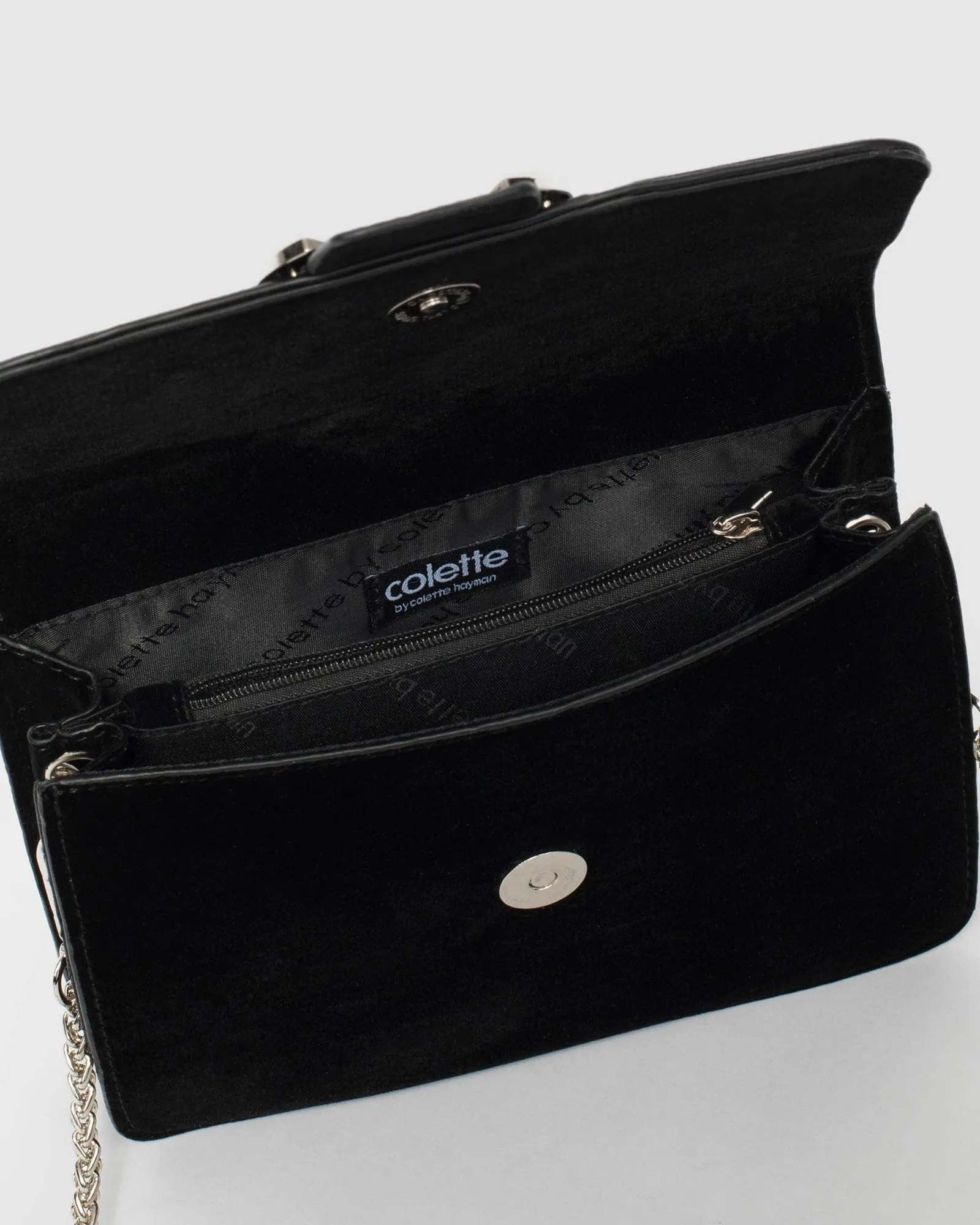 Black Martha Buckle Bag