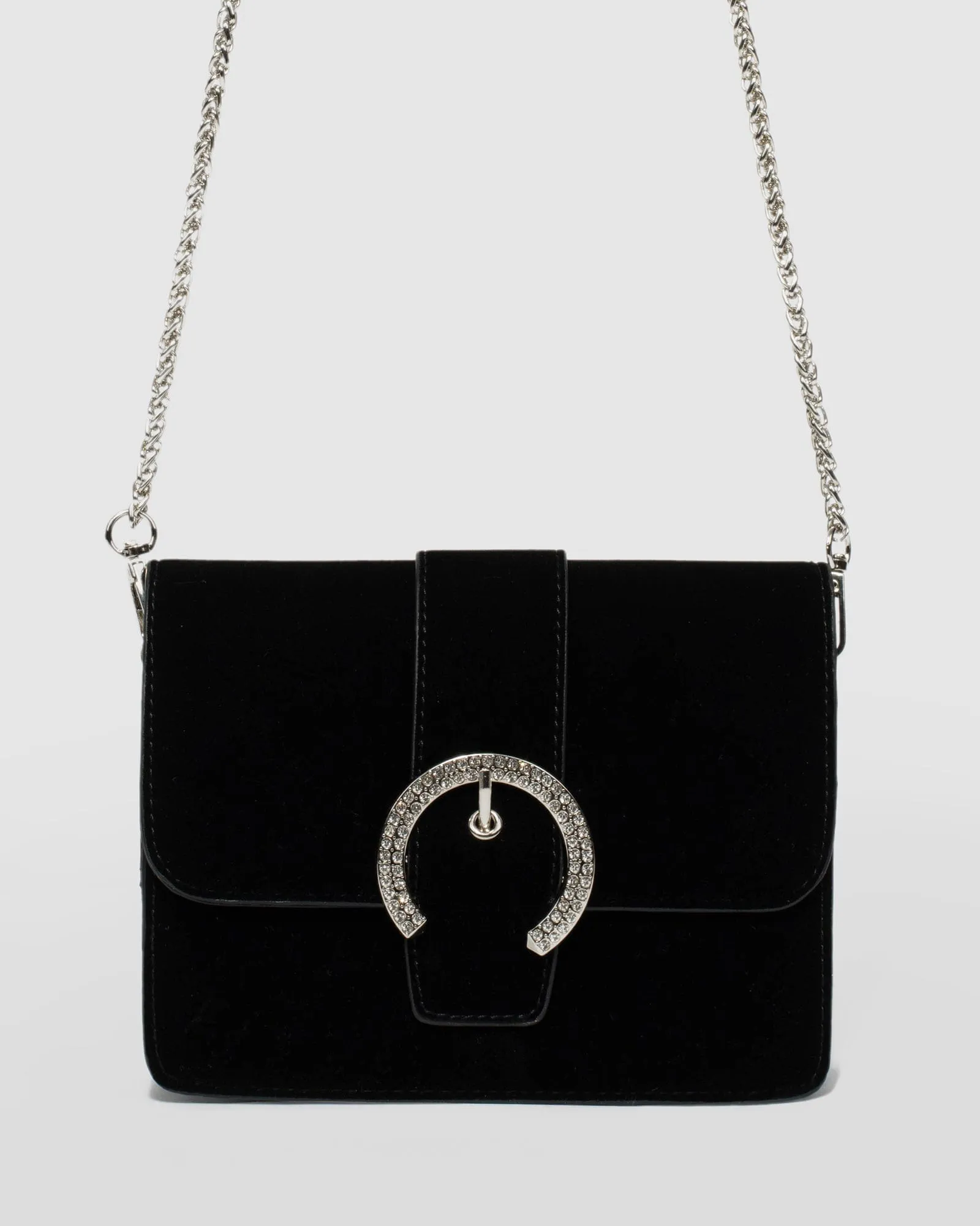 Black Martha Buckle Bag