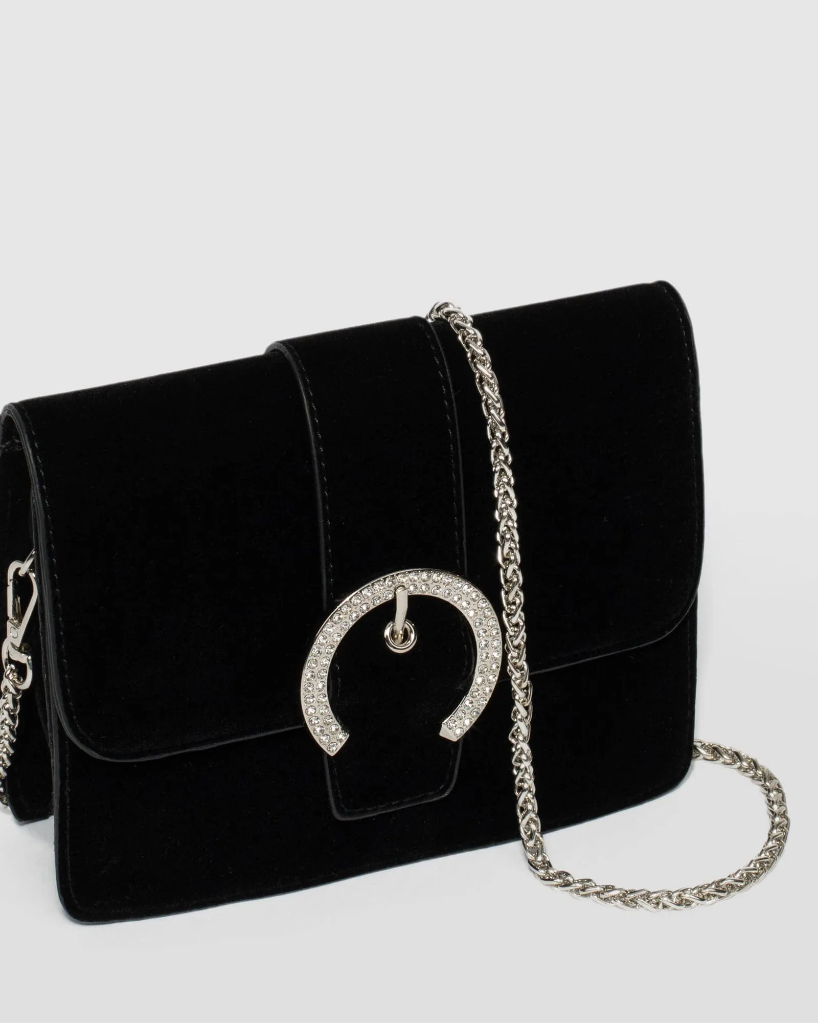 Black Martha Buckle Bag