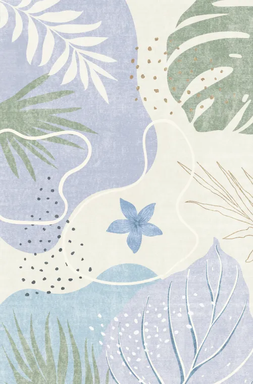 Bloomy | Custom Washable Rugs Print Carpet Runner