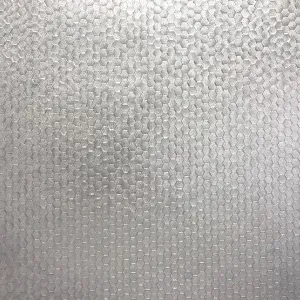 Brewster 2927-42485 Carbon Silver Honeycomb Geometric Wallpaper