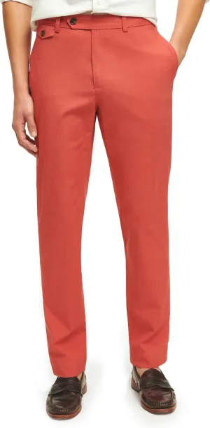 Brooks Brothers Men's Stretch Supima Cotton Poplin Chino Slim Fit Pants