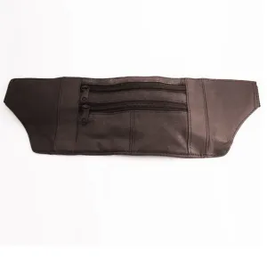 Brown Leather Fanny Pack Waist Bag Pouch Travel Purse New Belt Pocket Adjustable