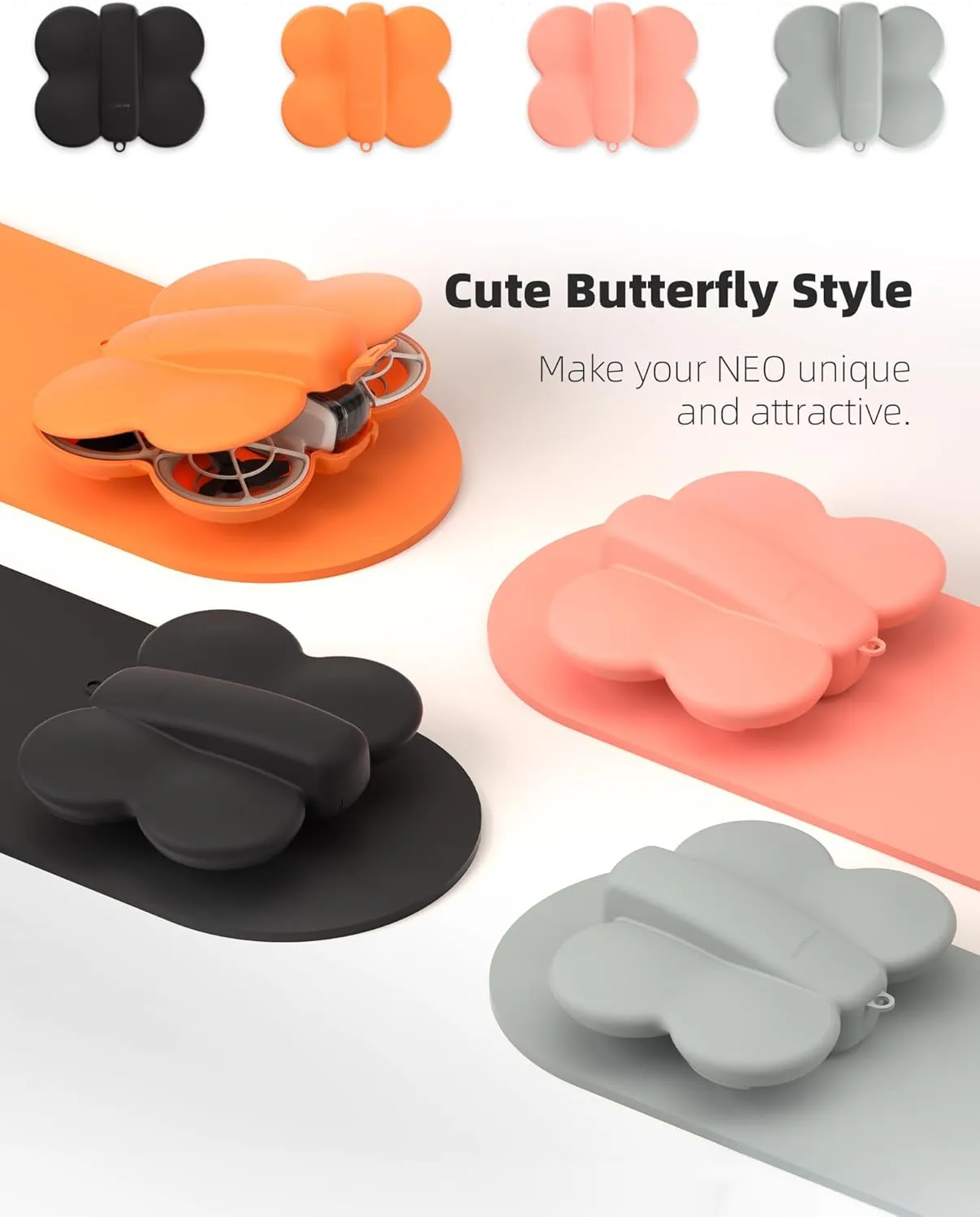 BTG Butterfly Protective Case Bag for DJI NEO Accessories Carrier Case Bag (Orange)