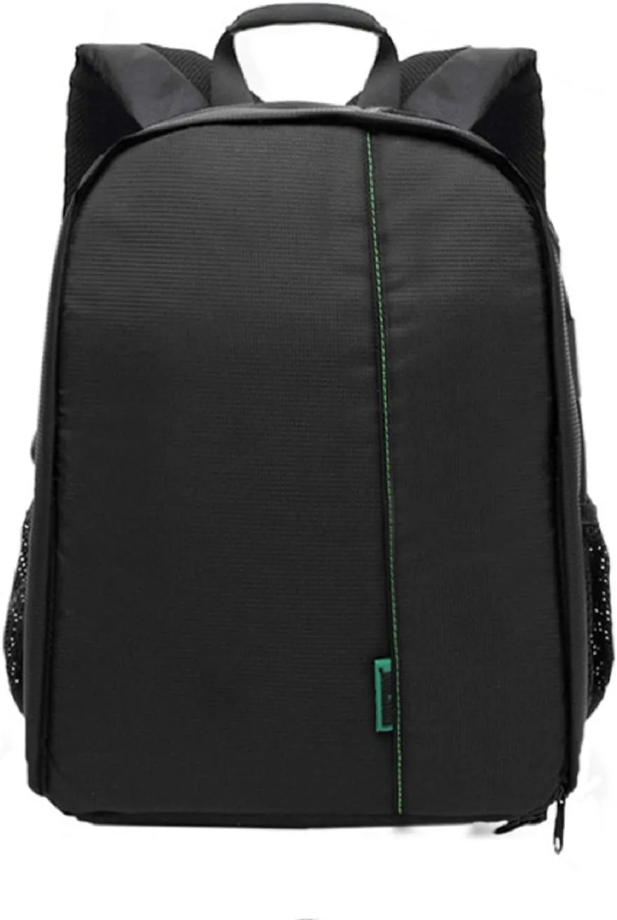 Camera Backpack Waterproof Bag Compact Camera Cases for DSLR/SLR and Accessories (Black 1)